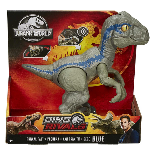 Baby Blue Dino rivals jurassic world Mattel confetty
