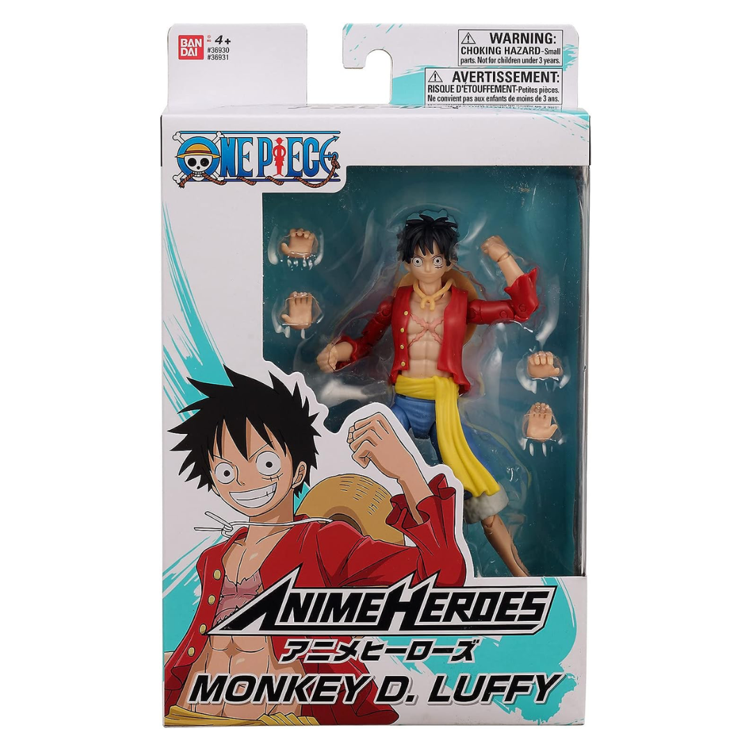 Figura articulada Monkey D. Luffy (One Piece) Anime heroes Bandai Confetty