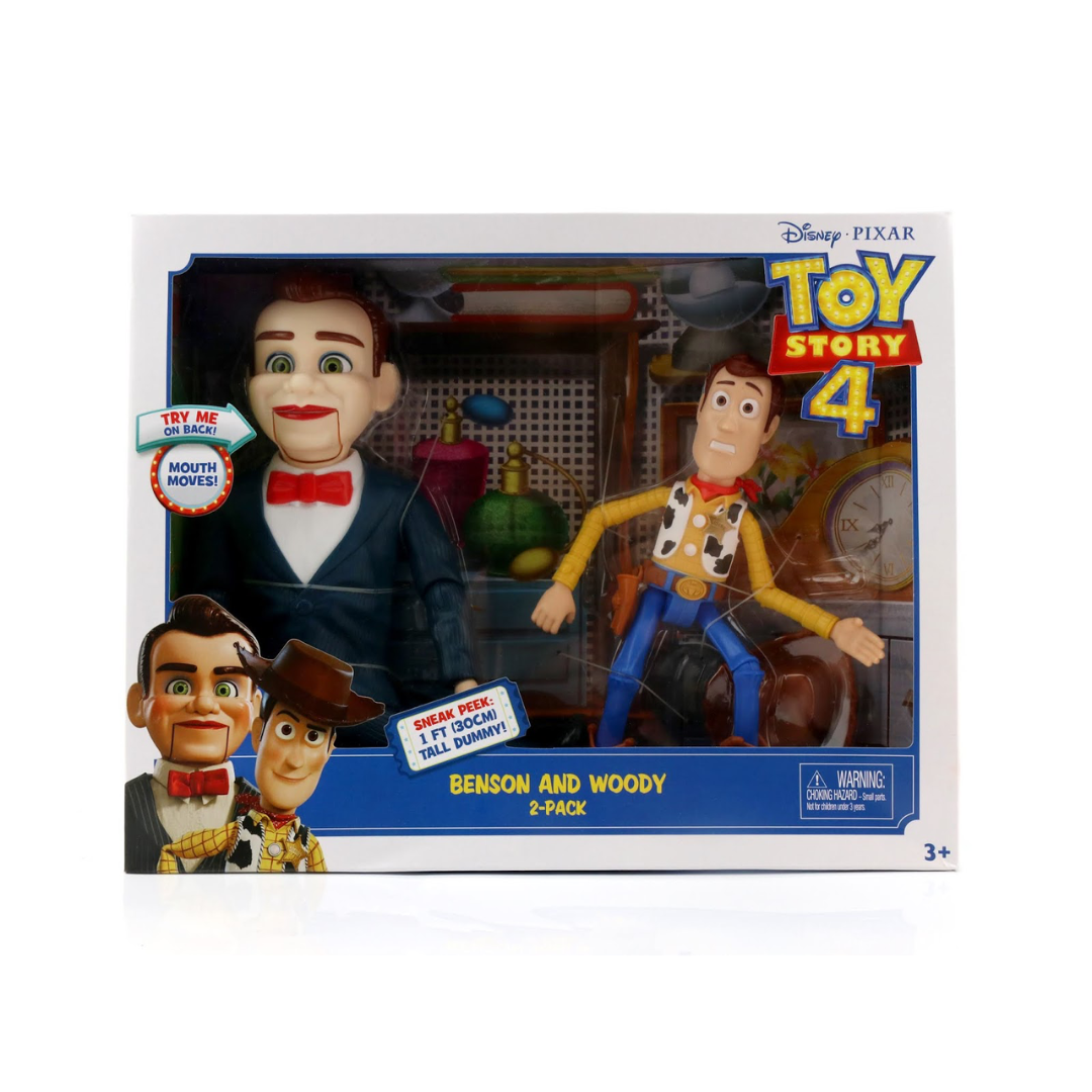 Set 2-Pack Benson & Woody articulados (Toy Story 4) Confetty