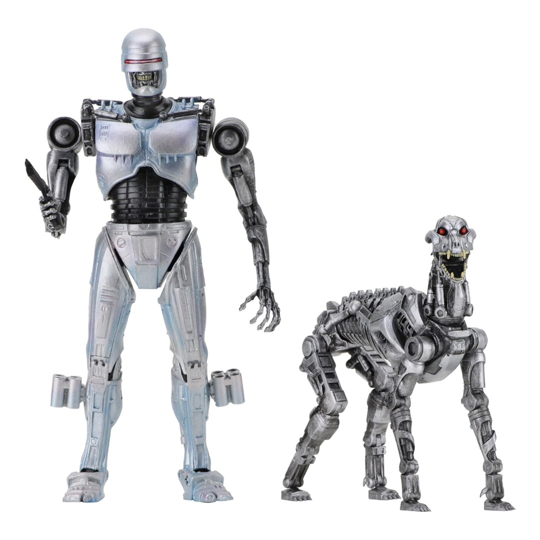 Set 2 piezas Endocop & Terminator Dog (Robocop vs. Terminator) con accesorios neca Confetty