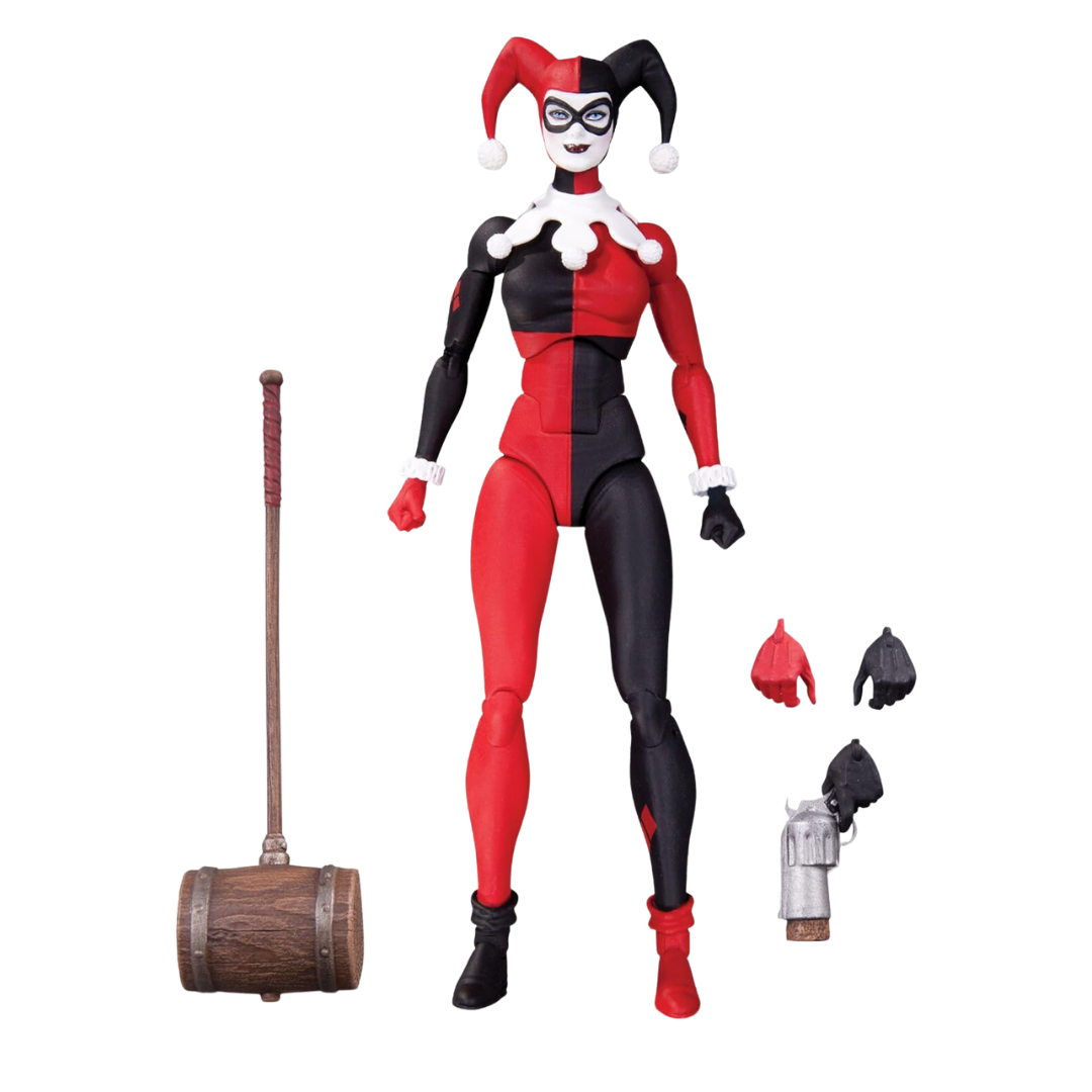 Figura Articulada Harley Quinn (No Man's Land) con accesorios DC Cómics Confetty
