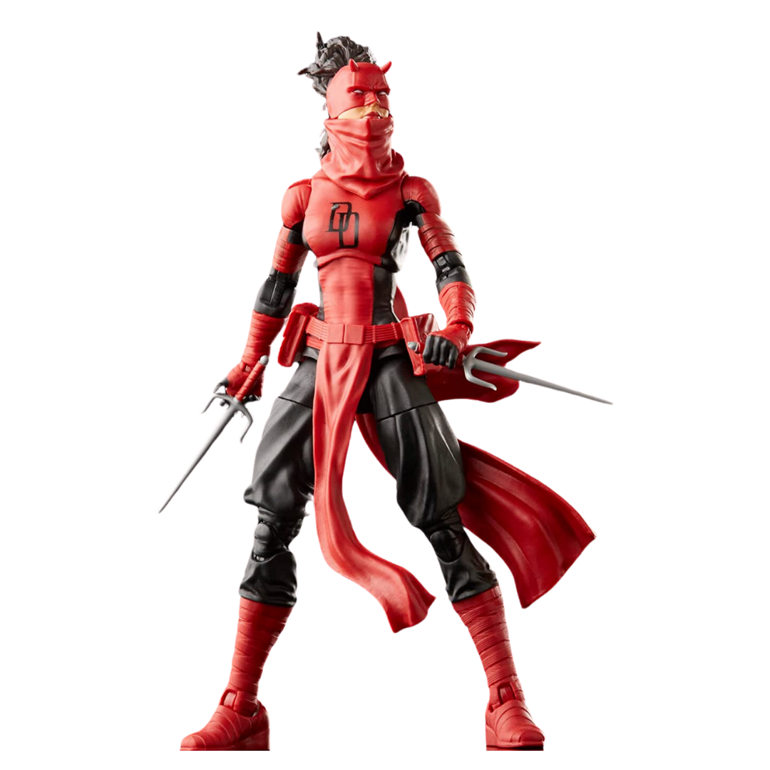Figura articulada Elektra Natchios Daredevil (Legends Series) con accesorios Confetty