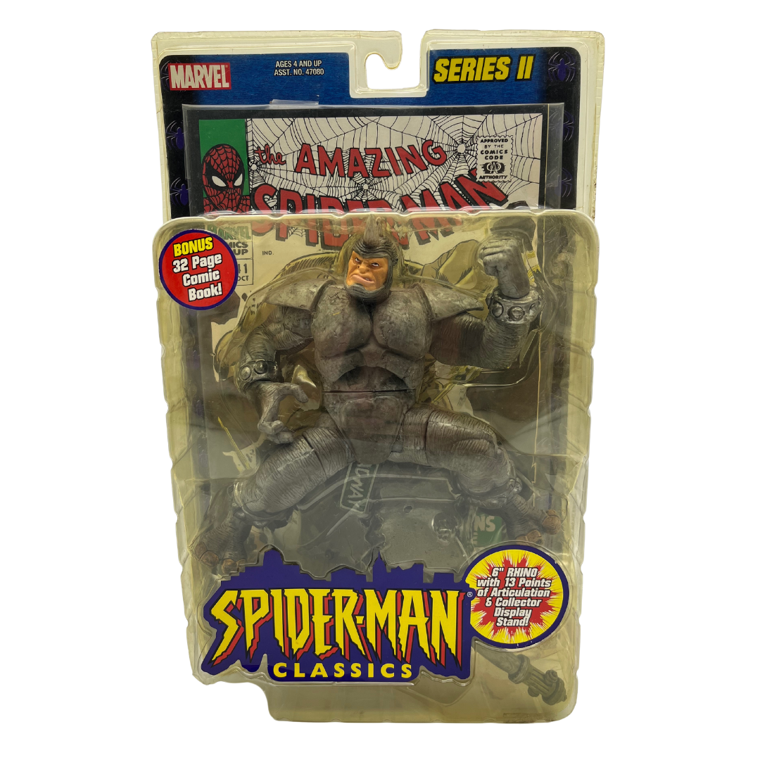 Figura Ultra Articulada Rhino Vintage spider-man toy biz Confetty