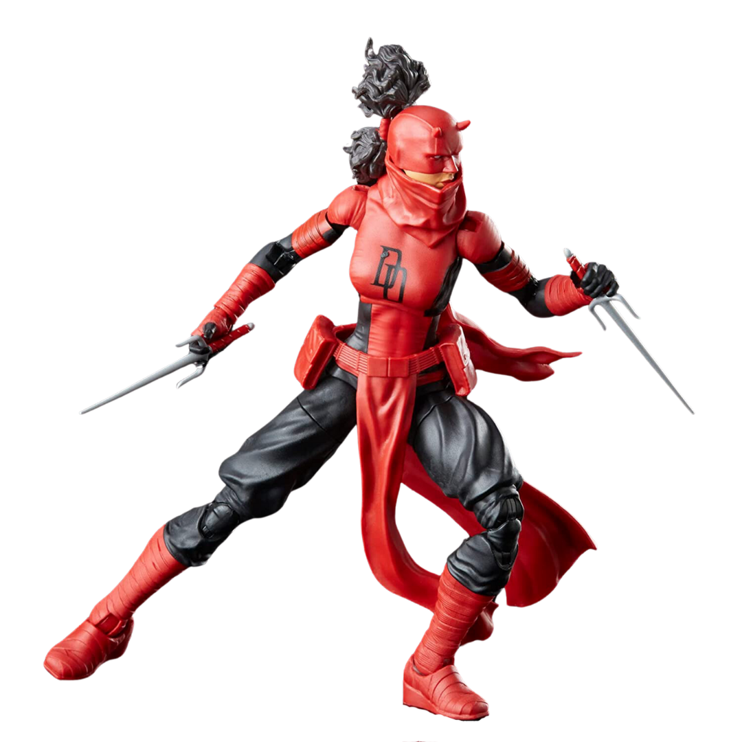 Figura articulada Elektra Natchios Daredevil (Legends Series) con accesorios Confetty