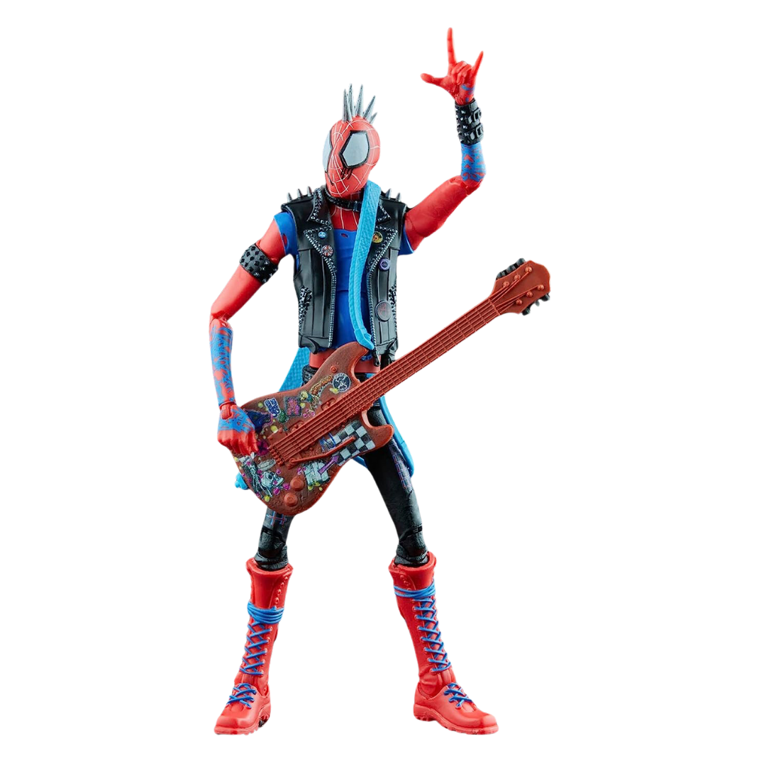 Figura articulada Spider-Punk (Legends Series) con accesorios Marvel Legends Confetty