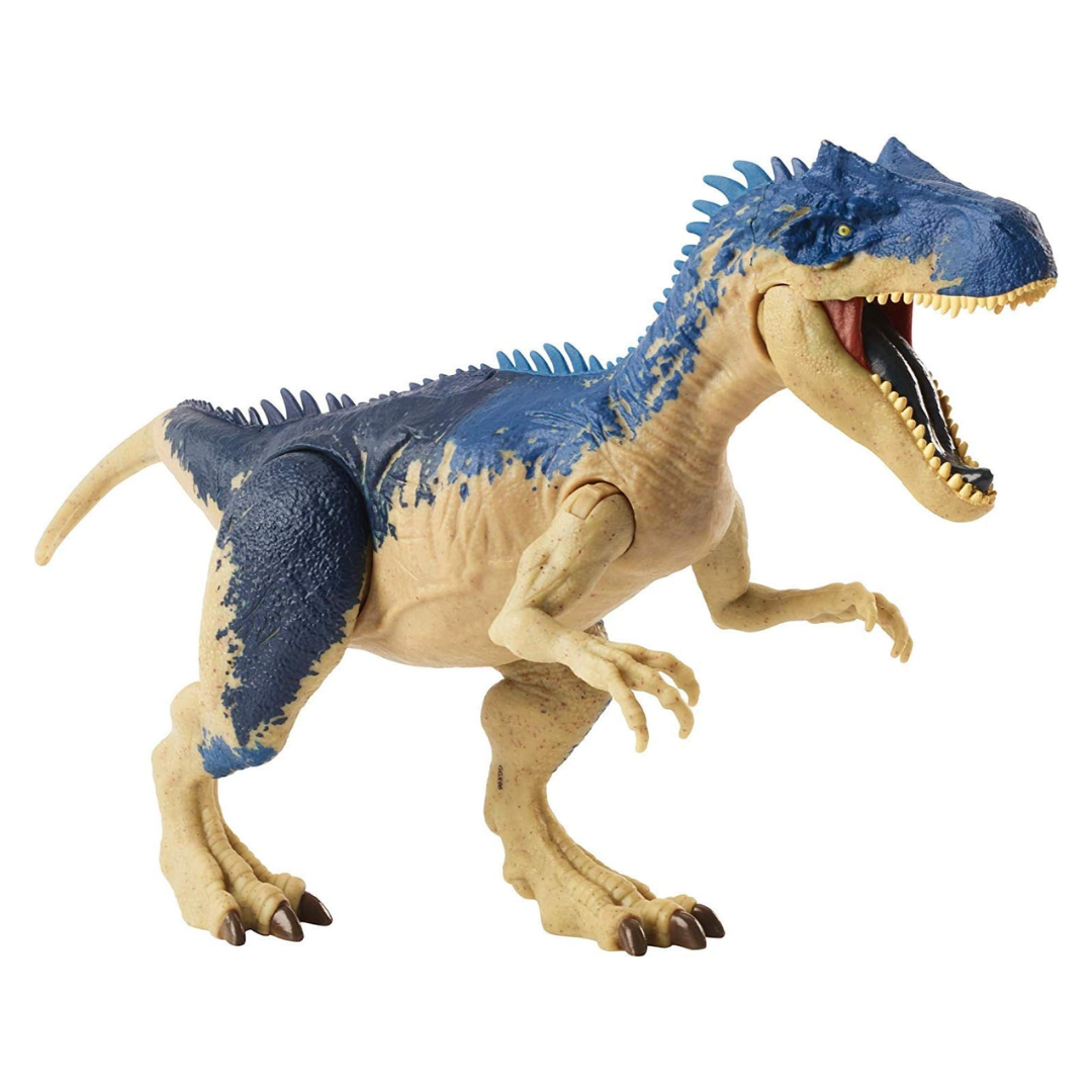 Figura Allosaurus - Dino Rivals Mattel Battle at big rock Jurassic world confetty