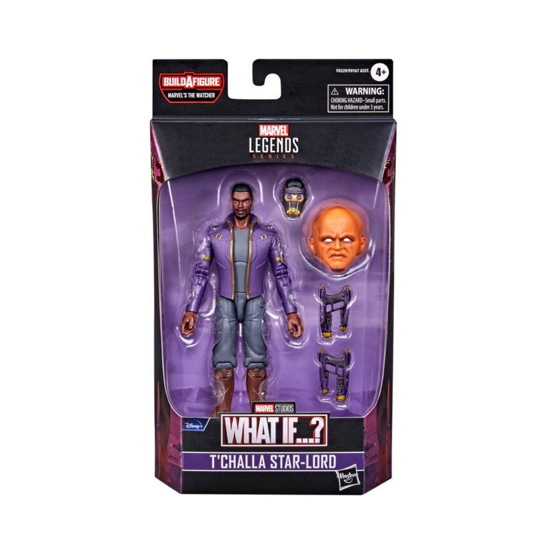 Figura articulada T´Challa Star-Lord (Legends Series) Marvel What If...? con accesorios The Watcher Hasbro