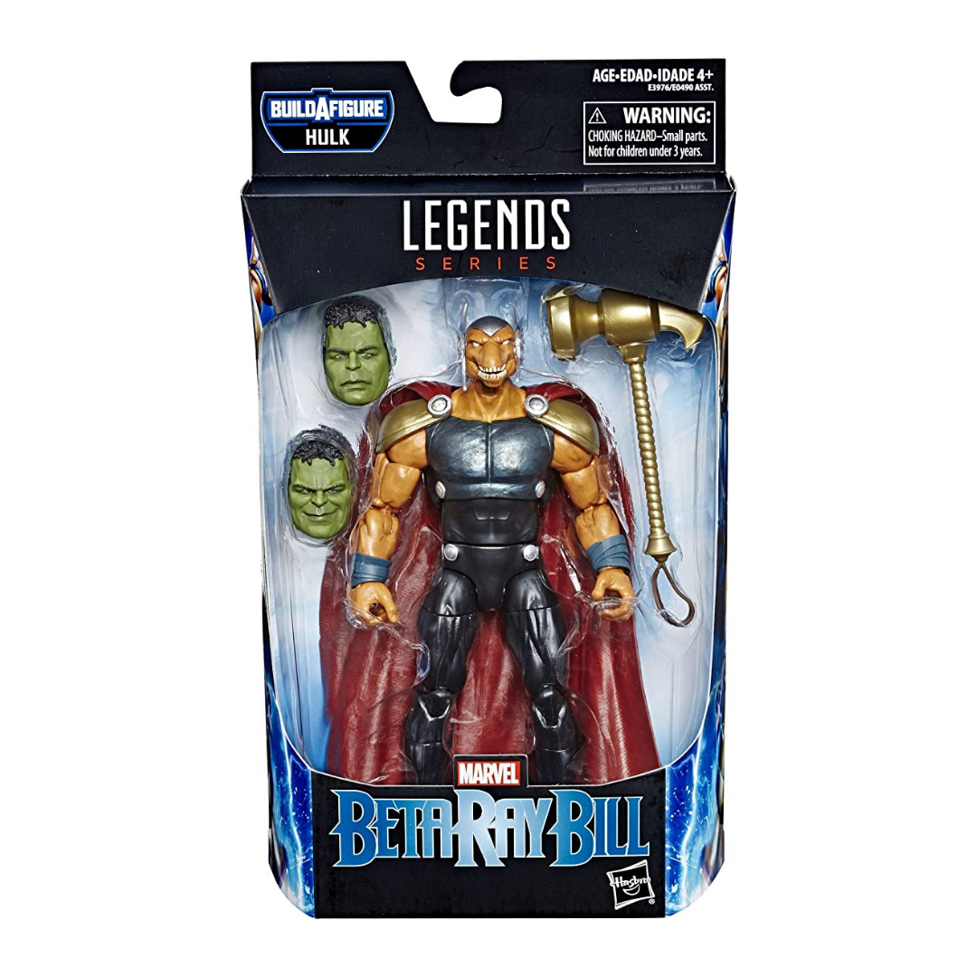 Figura articulada Beta Ray Bill (Legends Series) Marvel Avengers con accesorios Hasbro Hulk